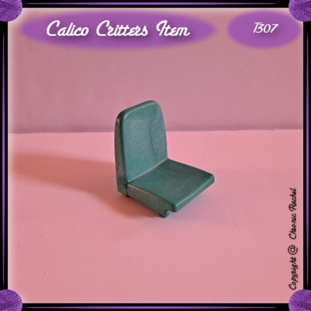 One Green School Bus Seat